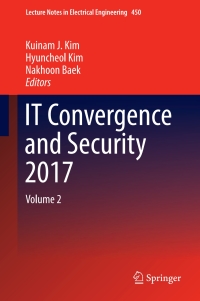 Imagen de portada: IT Convergence and Security 2017 9789811064531