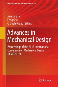 Cover image: Advances in Mechanical Design 9789811065521