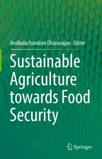 Titelbild: Sustainable Agriculture towards Food Security 9789811066467