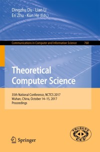 Cover image: Theoretical Computer Science 9789811068928