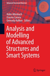 Omslagafbeelding: Analysis and Modelling of Advanced Structures and Smart Systems 9789811067648
