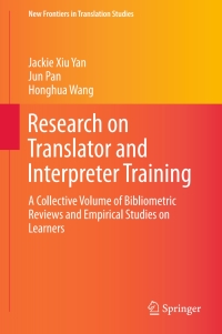 Imagen de portada: Research on Translator and Interpreter Training 9789811069574