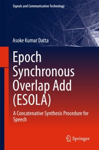 Cover image: Epoch Synchronous Overlap Add (ESOLA) 9789811070150