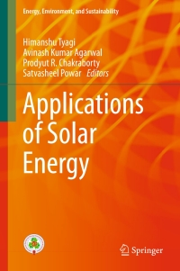 表紙画像: Applications of Solar Energy 9789811072055