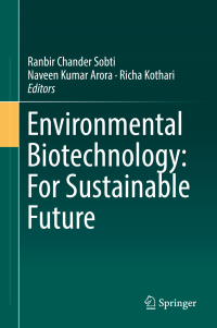 Titelbild: Environmental Biotechnology: For Sustainable Future 9789811072833