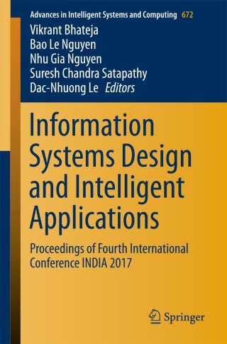 Cover image: Information Systems Design and Intelligent Applications 9789811075117