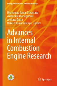 Titelbild: Advances in Internal Combustion Engine Research 9789811075742