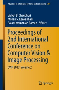 Cover image: Proceedings of 2nd International Conference on Computer Vision & Image Processing 9789811078972