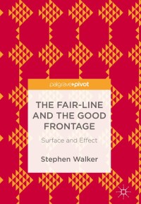 Imagen de portada: The Fair-Line and the Good Frontage 9789811079733