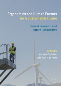 Titelbild: Ergonomics and Human Factors for a Sustainable Future 9789811080715