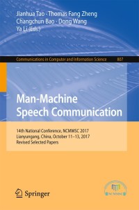 Titelbild: Man-Machine Speech Communication 9789811081101