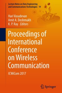 Titelbild: Proceedings of International Conference on Wireless Communication 9789811083389