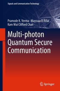 Titelbild: Multi-photon Quantum Secure Communication 9789811086175