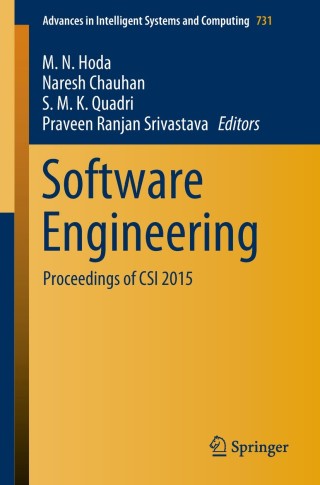 Cover image: Software Engineering 9789811088476