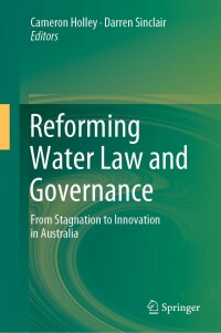 Titelbild: Reforming Water Law and Governance 9789811089763