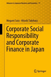Titelbild: Corporate Social Responsibility and Corporate Finance in Japan 9789811089855