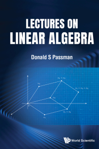 صورة الغلاف: LECTURES ON LINEAR ALGEBRA 9789811254840