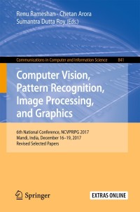 Imagen de portada: Computer Vision, Pattern Recognition, Image Processing, and Graphics 9789811300196