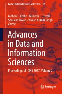 Cover image: Advances in Data and Information Sciences 9789811302763