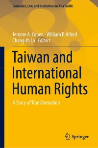 Imagen de portada: Taiwan and International Human Rights 9789811303494