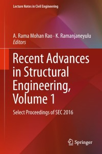 Imagen de portada: Recent Advances in Structural Engineering, Volume 1 9789811303616