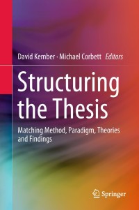 Immagine di copertina: Structuring the Thesis 9789811305108