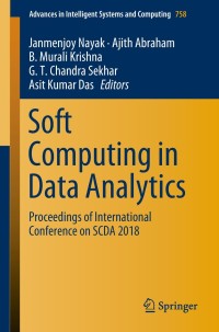 صورة الغلاف: Soft Computing in Data Analytics 9789811305139