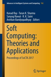 Titelbild: Soft Computing: Theories and Applications 9789811305887