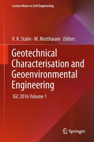 Cover image: Geotechnical Characterisation and Geoenvironmental Engineering 9789811308987