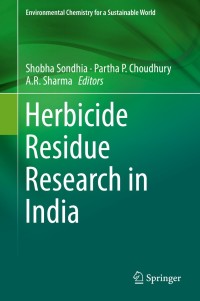 Titelbild: Herbicide Residue Research in India 9789811310379