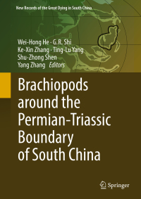 Imagen de portada: Brachiopods around the Permian-Triassic Boundary of South China 9789811310409