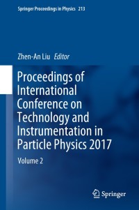 Omslagafbeelding: Proceedings of International Conference on Technology and Instrumentation in Particle Physics 2017 9789811313158