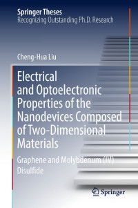 表紙画像: Electrical and Optoelectronic Properties of the Nanodevices Composed of Two-Dimensional Materials 9789811313547