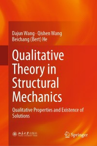 Titelbild: Qualitative Theory in Structural Mechanics 9789811313752