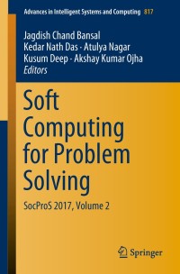 表紙画像: Soft Computing for Problem Solving 9789811315947