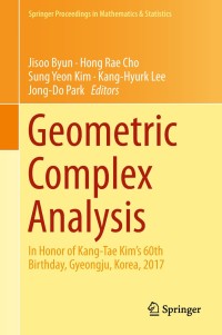صورة الغلاف: Geometric Complex Analysis 9789811316715
