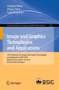 表紙画像: Image and Graphics Technologies and Applications 9789811317019