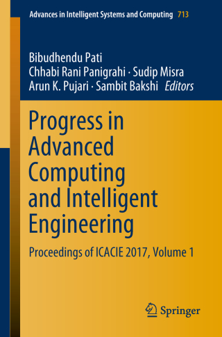 Imagen de portada: Progress in Advanced Computing and Intelligent Engineering 9789811317071