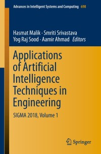 Imagen de portada: Applications of Artificial Intelligence Techniques in Engineering 9789811318184