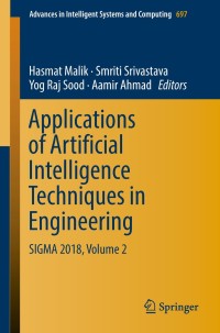 Imagen de portada: Applications of Artificial Intelligence Techniques in Engineering 9789811318214