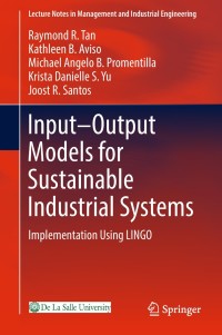 Omslagafbeelding: Input-Output Models for Sustainable Industrial Systems 9789811318726