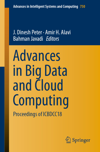 Cover image: Advances in Big Data and Cloud Computing 9789811318818