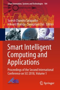 Cover image: Smart Intelligent Computing and Applications 9789811319204