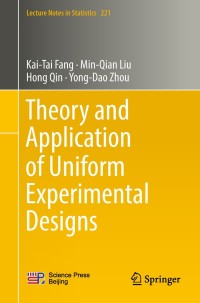 Imagen de portada: Theory and Application of Uniform Experimental Designs 9789811320408