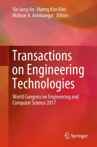 表紙画像: Transactions on Engineering Technologies 9789811321900