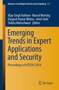 Imagen de portada: Emerging Trends in Expert Applications and Security 9789811322846