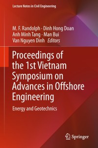 Cover image: Proceedings of the 1st Vietnam Symposium on Advances in Offshore Engineering 9789811323058