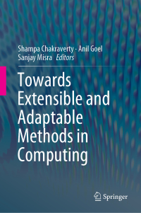 Titelbild: Towards Extensible and Adaptable Methods in Computing 9789811323478