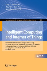 表紙画像: Intelligent Computing and Internet of Things 9789811323836