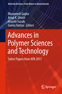 Imagen de portada: Advances in Polymer Sciences and Technology 9789811325670